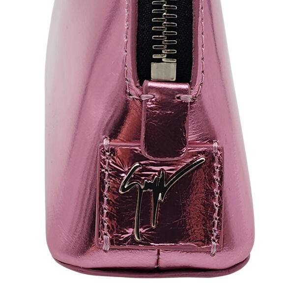 Giuseppe Zanotti Clutch Bag - Leather - Pink - Picture 7 of 11